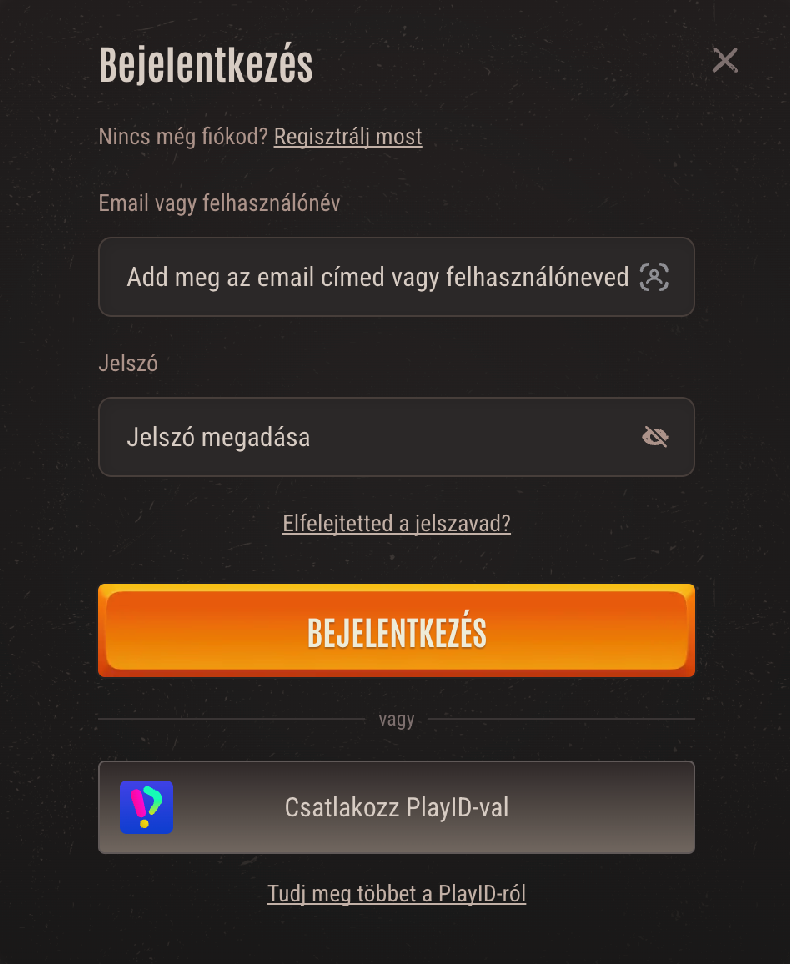 Bejelentkezés a Neon54-be